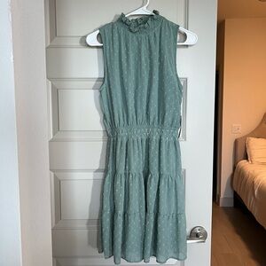 Sweet Wanderer Teal Sleeveless Midi Dress
